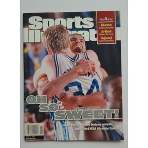 2001 Sports Illustrated April 9 Duke Blue Devils NCAA Champions Shane Battier